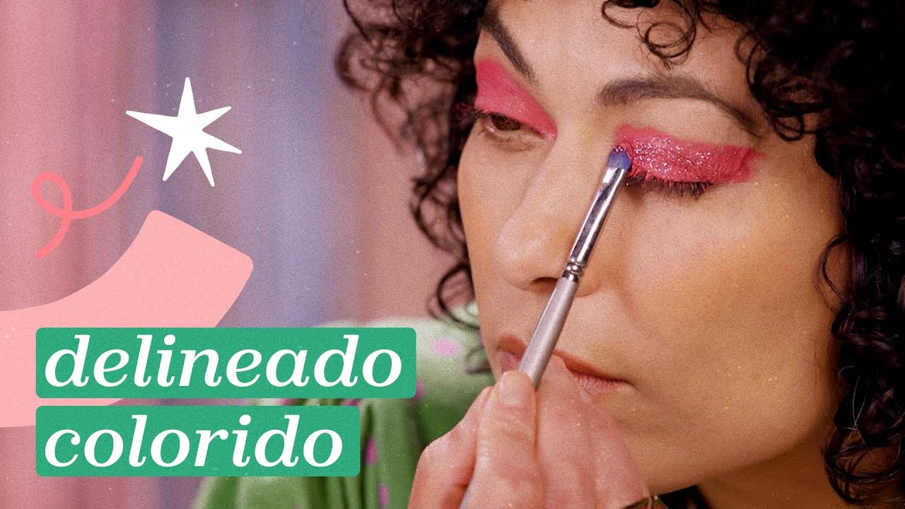 Brilho, delineado colorido: aprenda make com jeito carnavalesco com Fabi Gomes