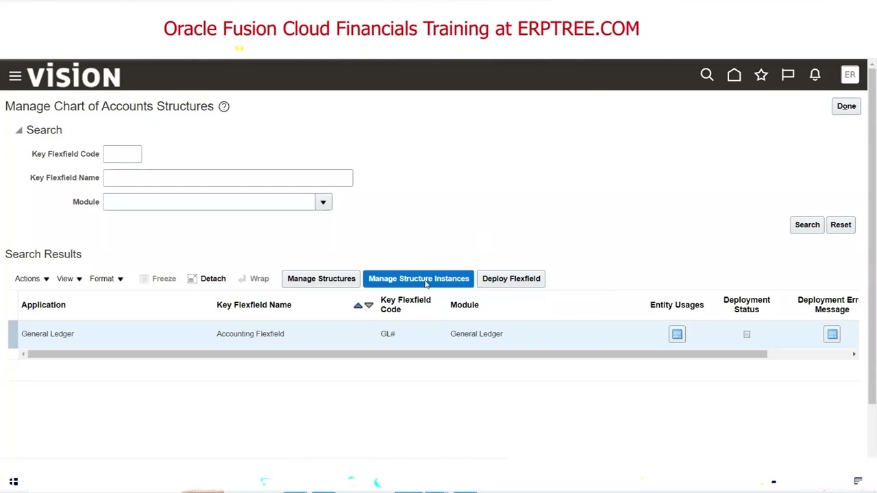 Oracle Fusion Financials Training | Chart Of Accounts Creation Part-2 | 7th Session