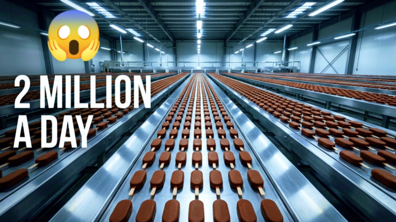 This Factory Makes 2 Million Ice Cream Bars Every Day🥶