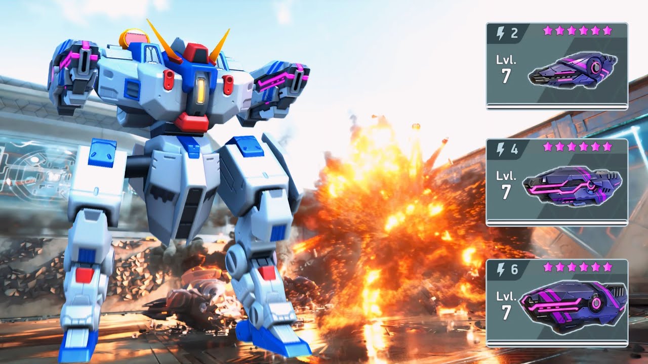 Bastion with All Thermal Lance 6 4 2 - Mech Arena