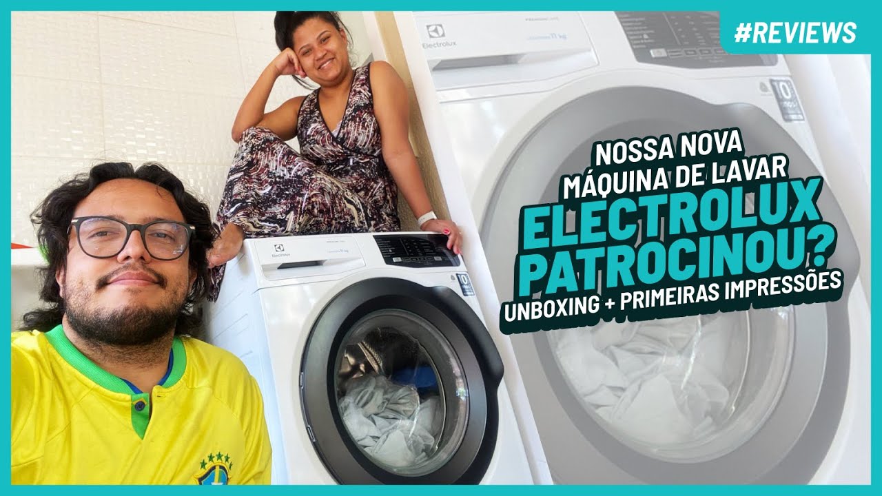 MÁQUINA DE LAVAR FRONTAL ELECTROLUX PREMIUM CARE LEF11 - primeiras impressões