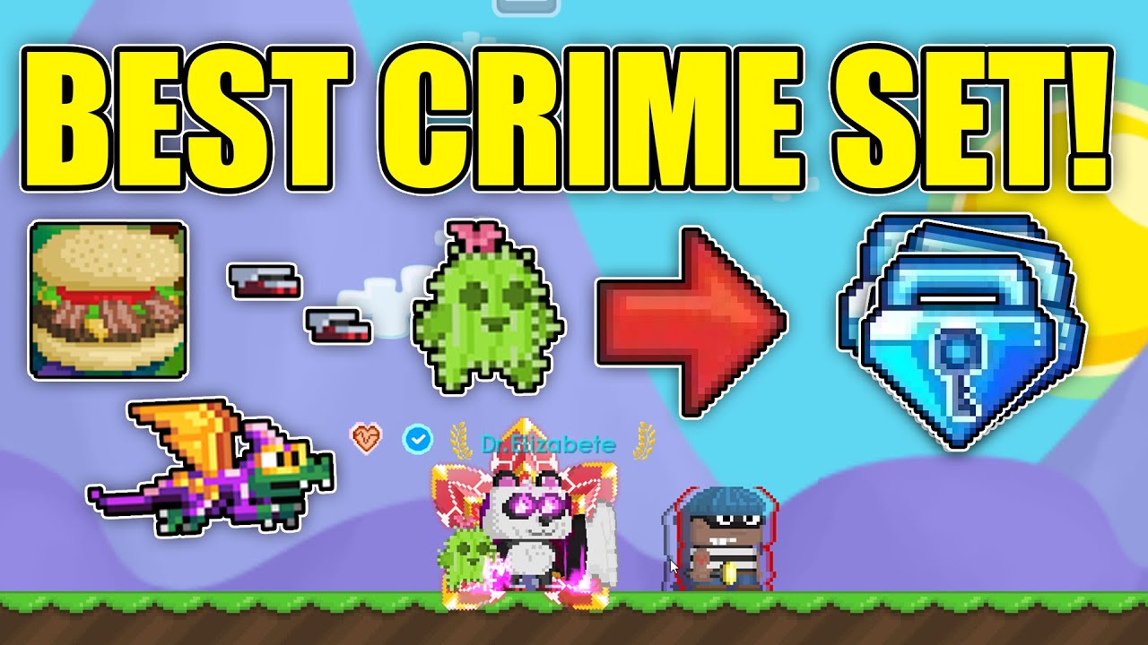 BEST CRIME SET IN GROWTOPIA! | Growtopia 2025 |