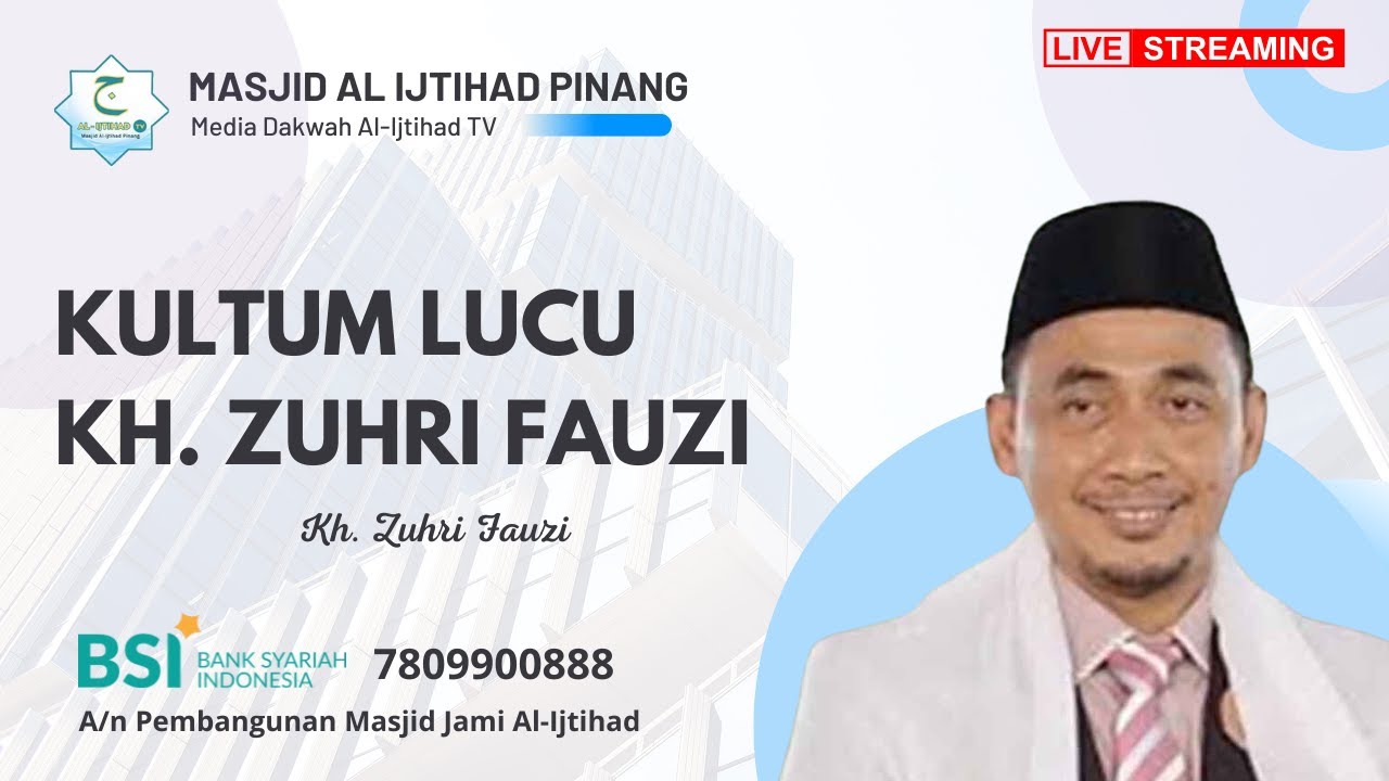KH. Zuhri Fauzi | Ceramah Nyinggung Jama'ah Gak Bikin Baper Malah Seruuu