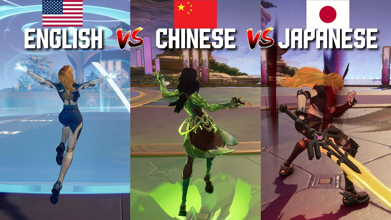 (ENG vs CN vs JPN) All Marvel Rivals Ultimates Showcase
