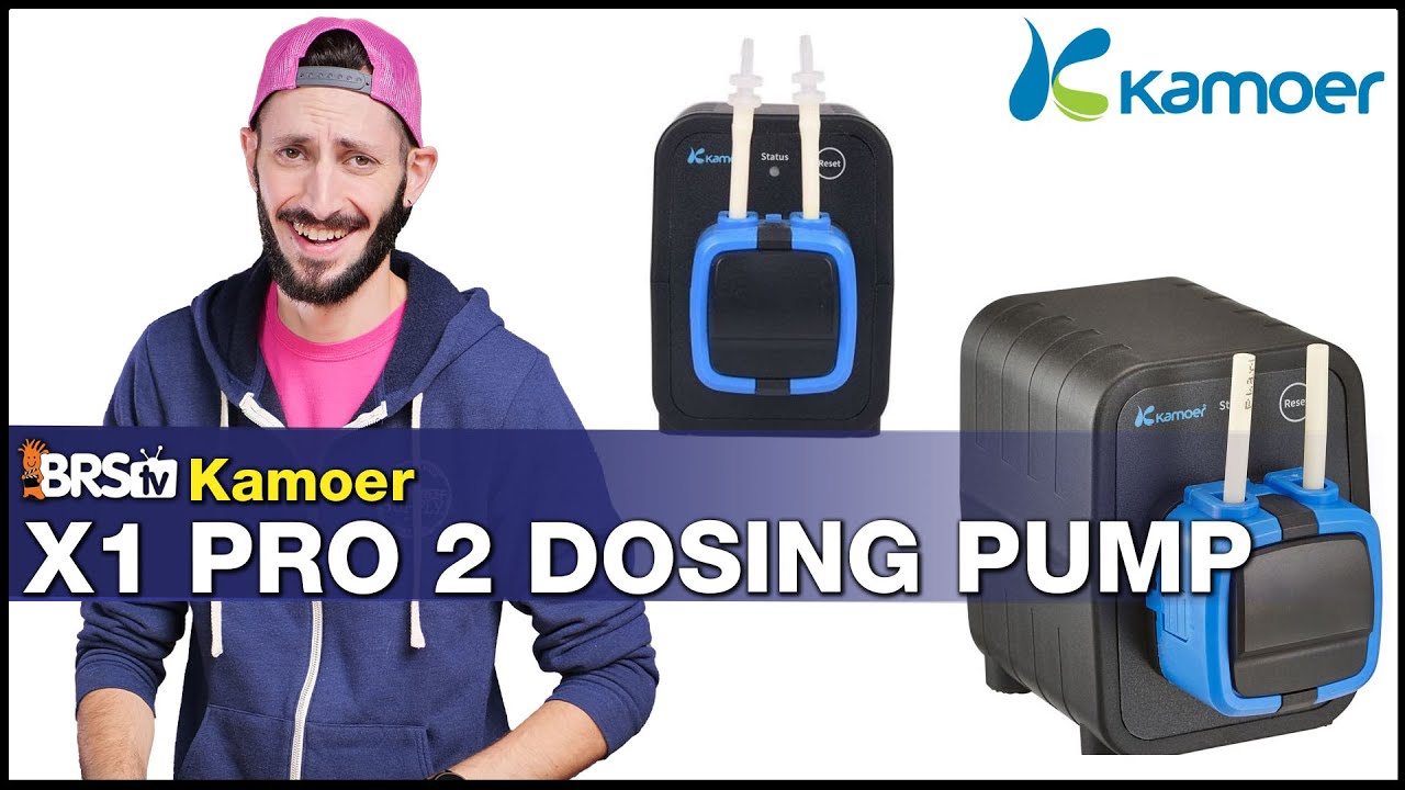 One of the Smallest Dosing Pumps for Reef Tanks Yet...and It's Wifi! Kamoer X1 Pro Dosing Pump.