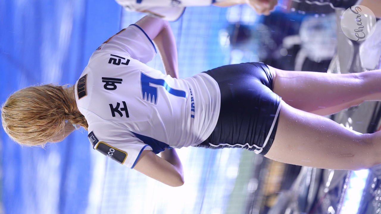 폭우속 레전드 찍은 조예린 치어리더 직캠 Jo Yerin Cheerleader 240720 |8K
