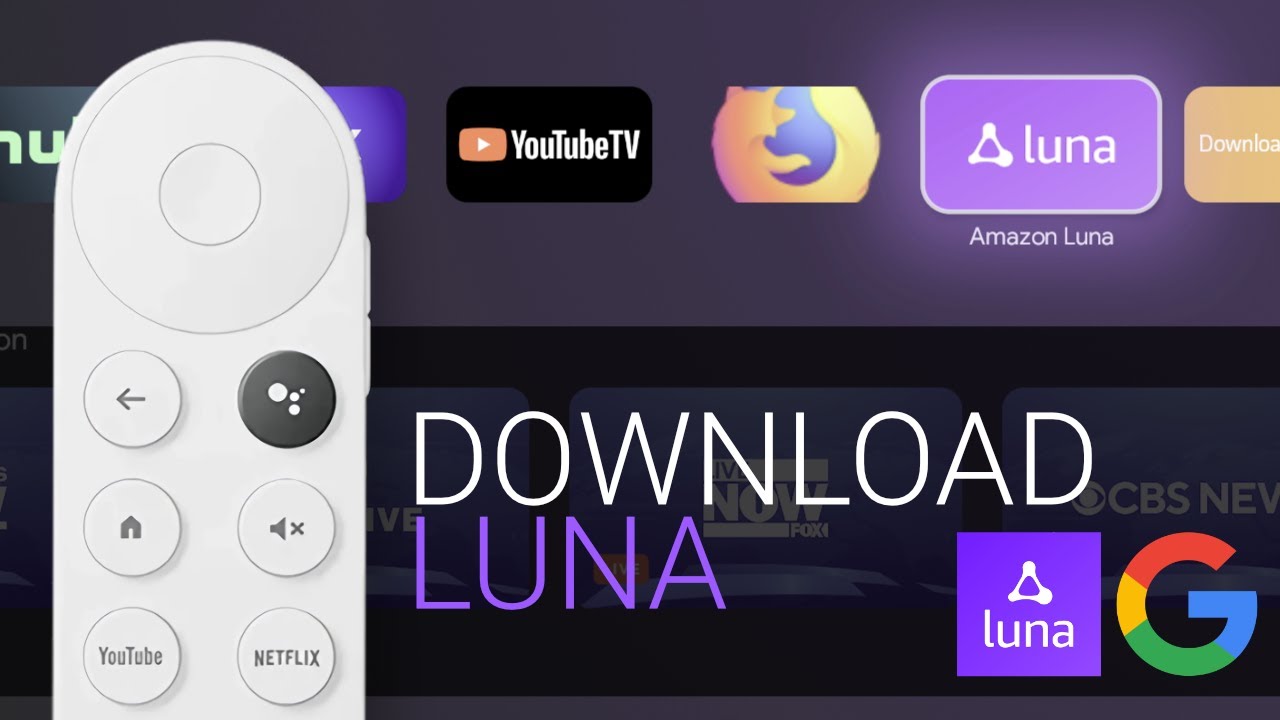 Установка Amazon Luna на Chromecast с Google TV (CCWGTV)