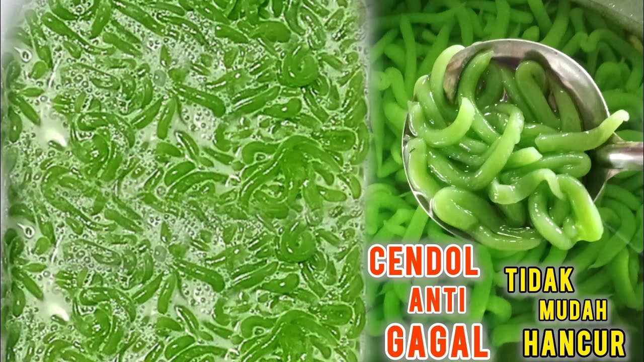Cendol Nutrijel Tanpa Cetakan! Super Kenyal, Anti Patah & Anti Hancur — Ide Takjil Laris