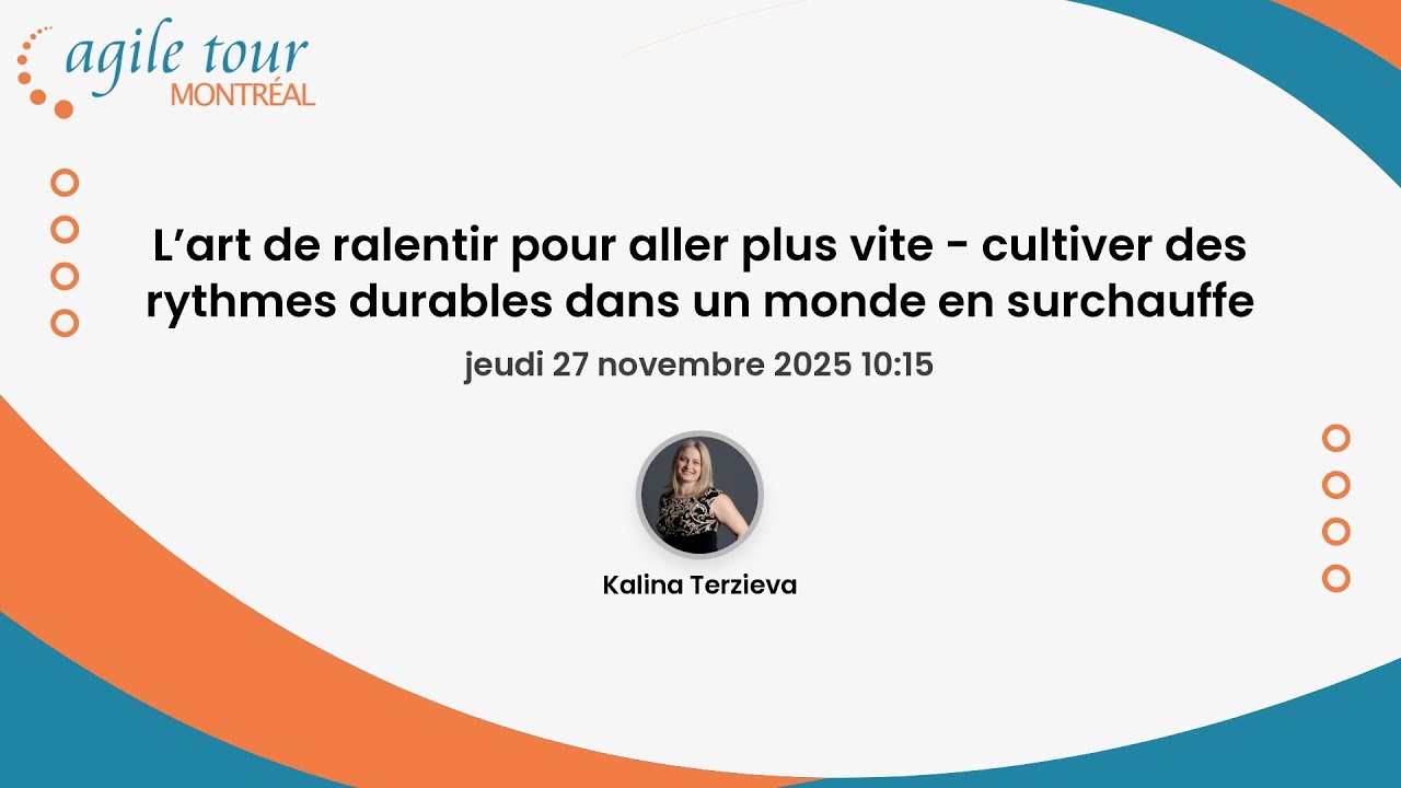 L’art de ralentir pour aller plus vite - cultiver des rythmes durables dans un monde en surchauffe