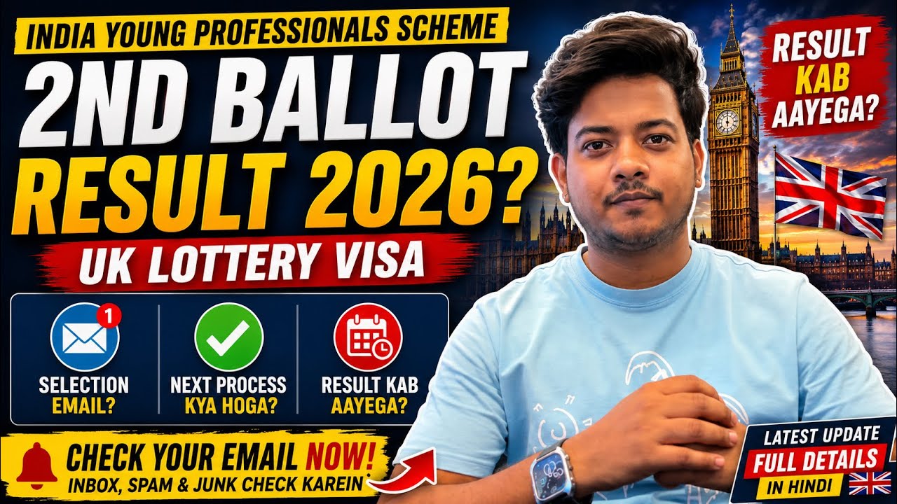 UK 2nd Ballot 2026 Results 🇬🇧 | UK Lottery Visa Results | When Will the Selection Email Arrive?