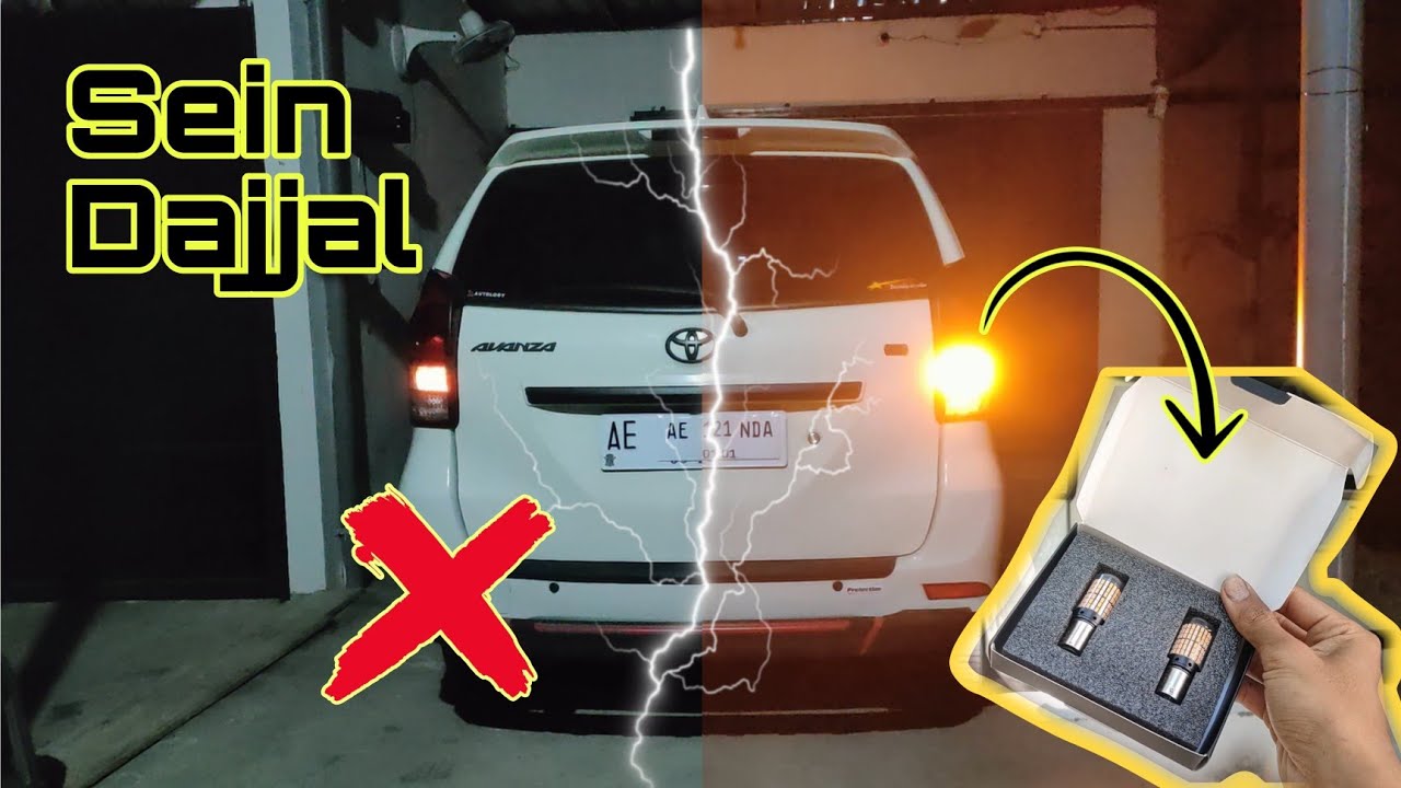 Ganti Lampu Sein Mobil ke LED Super Bright