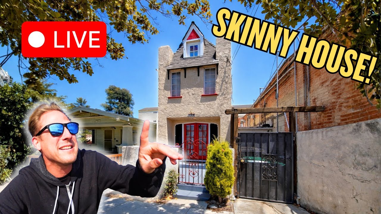 🔴 AMERICA’S SKINNIEST HOUSE ! (LIVE)