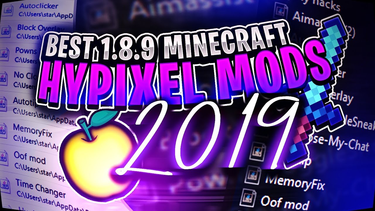 2021* MODS FOLDER RELEASE! [for Hypixel/Minecraft 1.8.9] 20+ mods