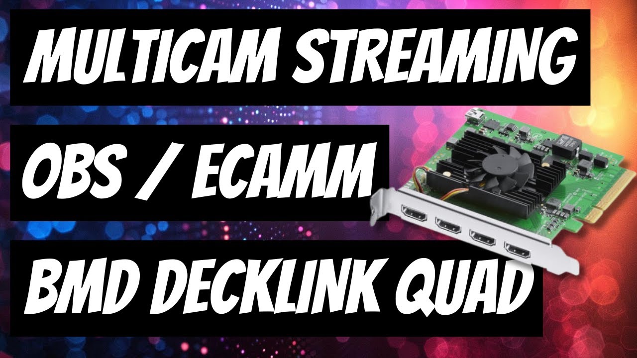 Blackmagic Decklink Quad HDMI Setup for Live Streaming with Ecamm Live and OBS (Mac)