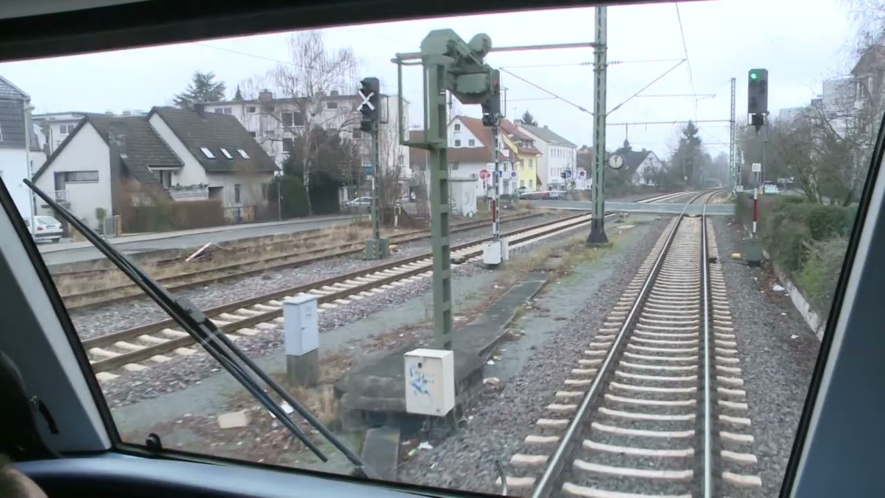 🇩🇪 Führerstandsmitfahrt auf der S3 Rhein Main Sbahn von Bad Soden über Frankfurt nach Darmstadt