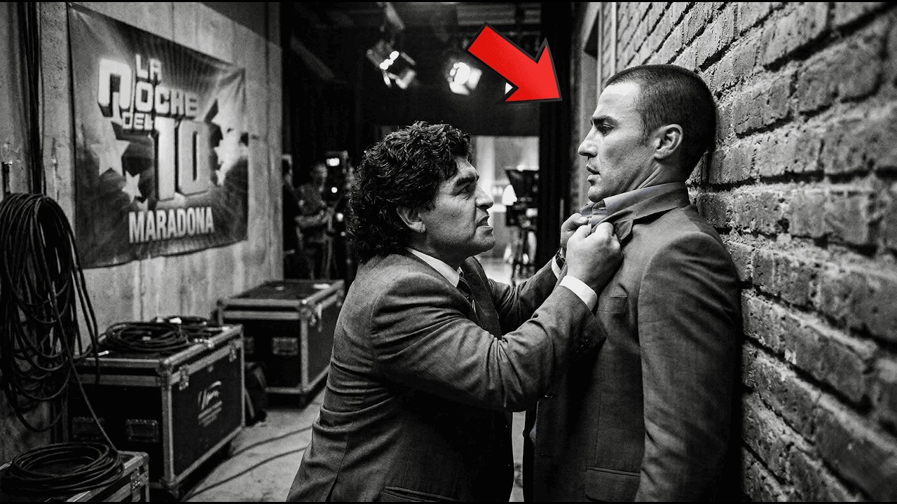Maradona escuchó una broma sobre su peso en TV — Cuando las cámaras se apagaron pasó lo impensable
