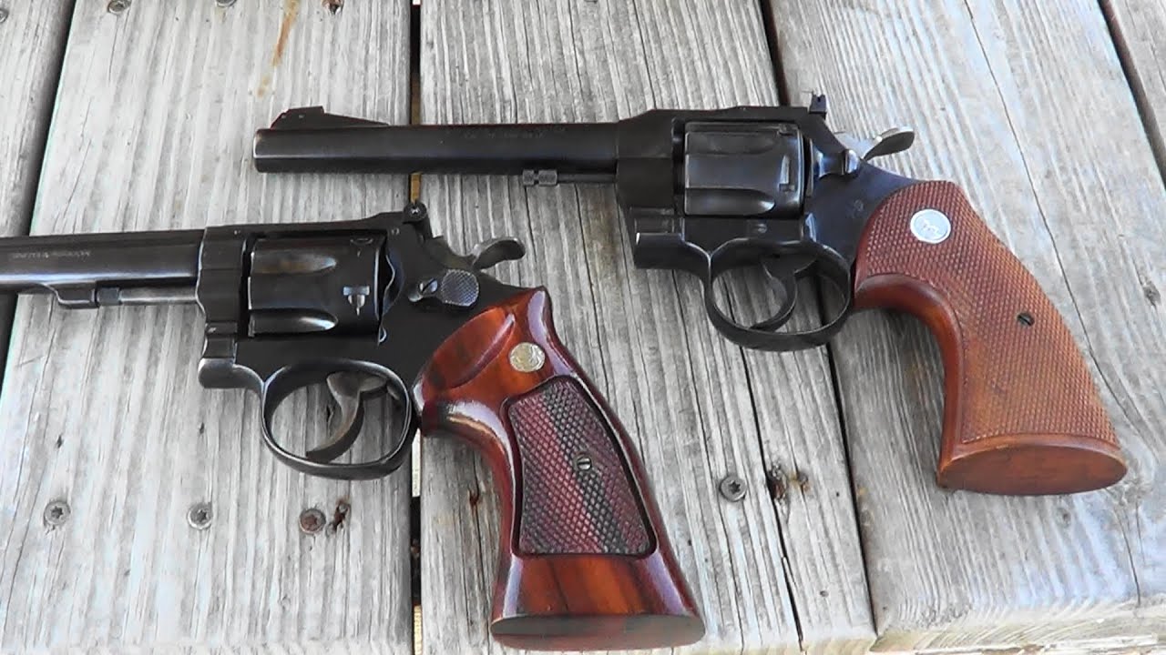 Револьверы Colt и S&W для целевой стрельбы