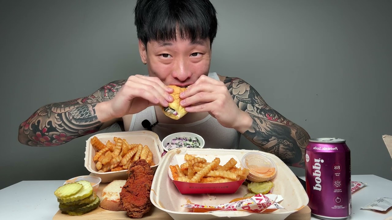 First Q & A ft. Daves Hot Chicken | Talking Mukbang