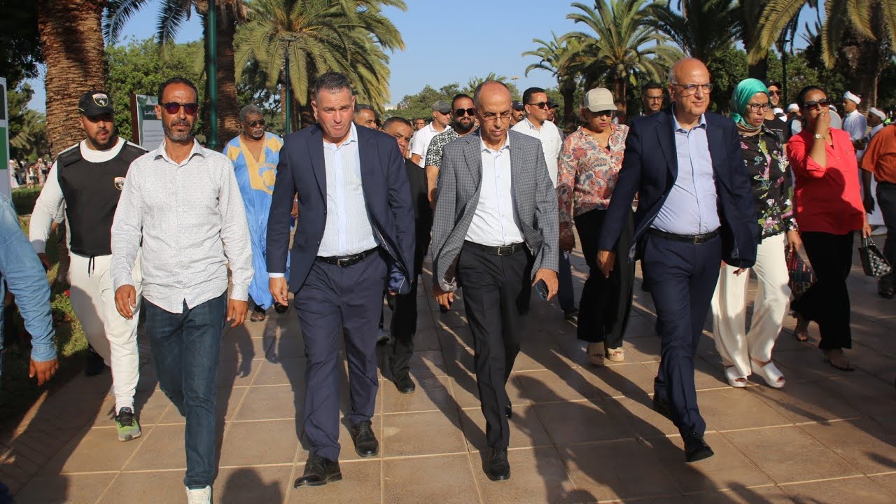 عامل عمالة مقاطعات مولاي رشيد يشرف على افتتاح حديقة أليكسو.