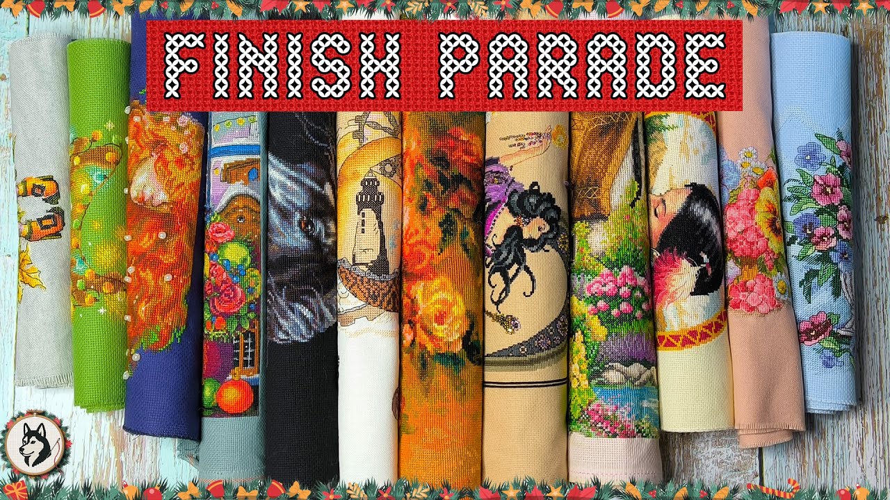 [Flosstube #4] 🧵Cross Stitch Finishes - The Stories Behind My Projects