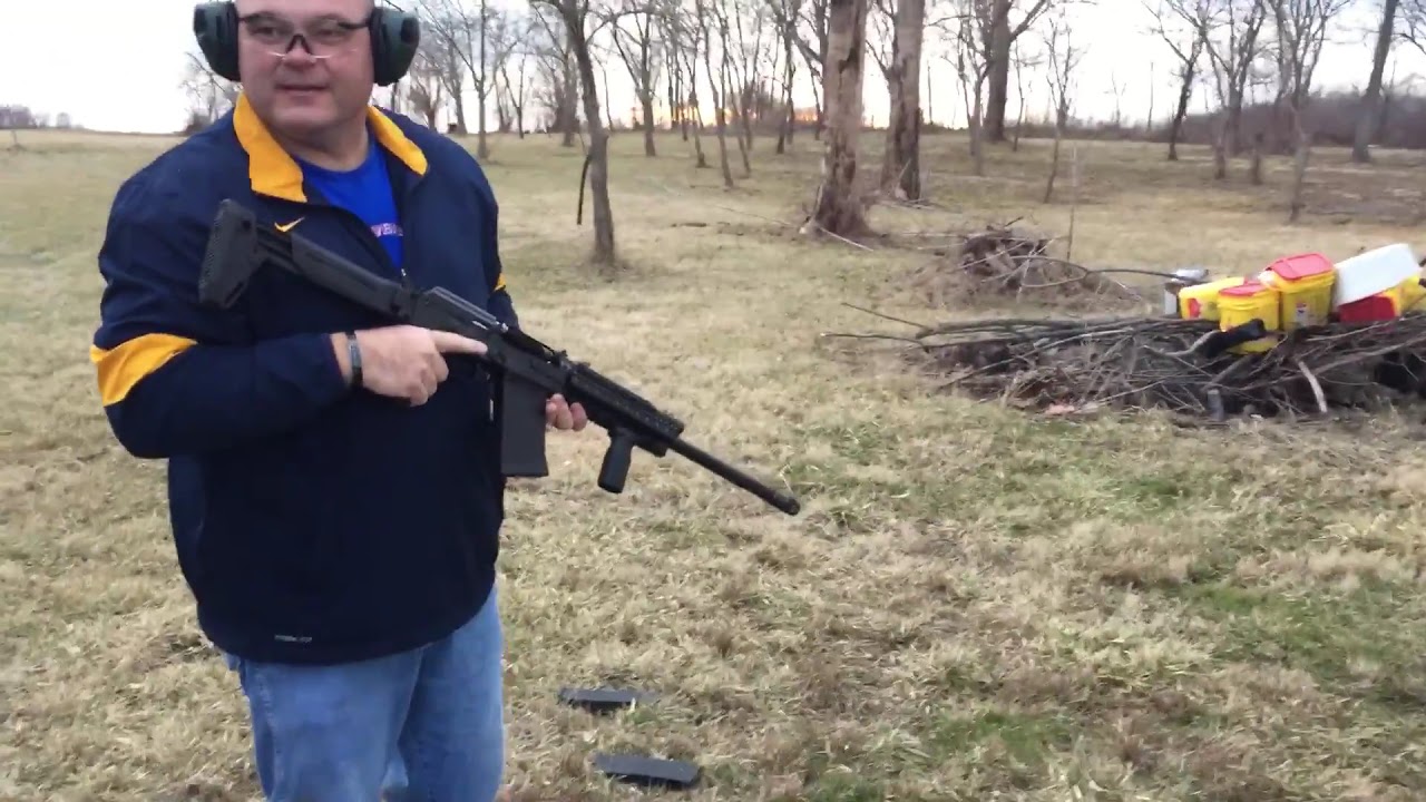 Saiga 12 with ALG Defense AKT trigger - 3 Magazine Mag Dump.