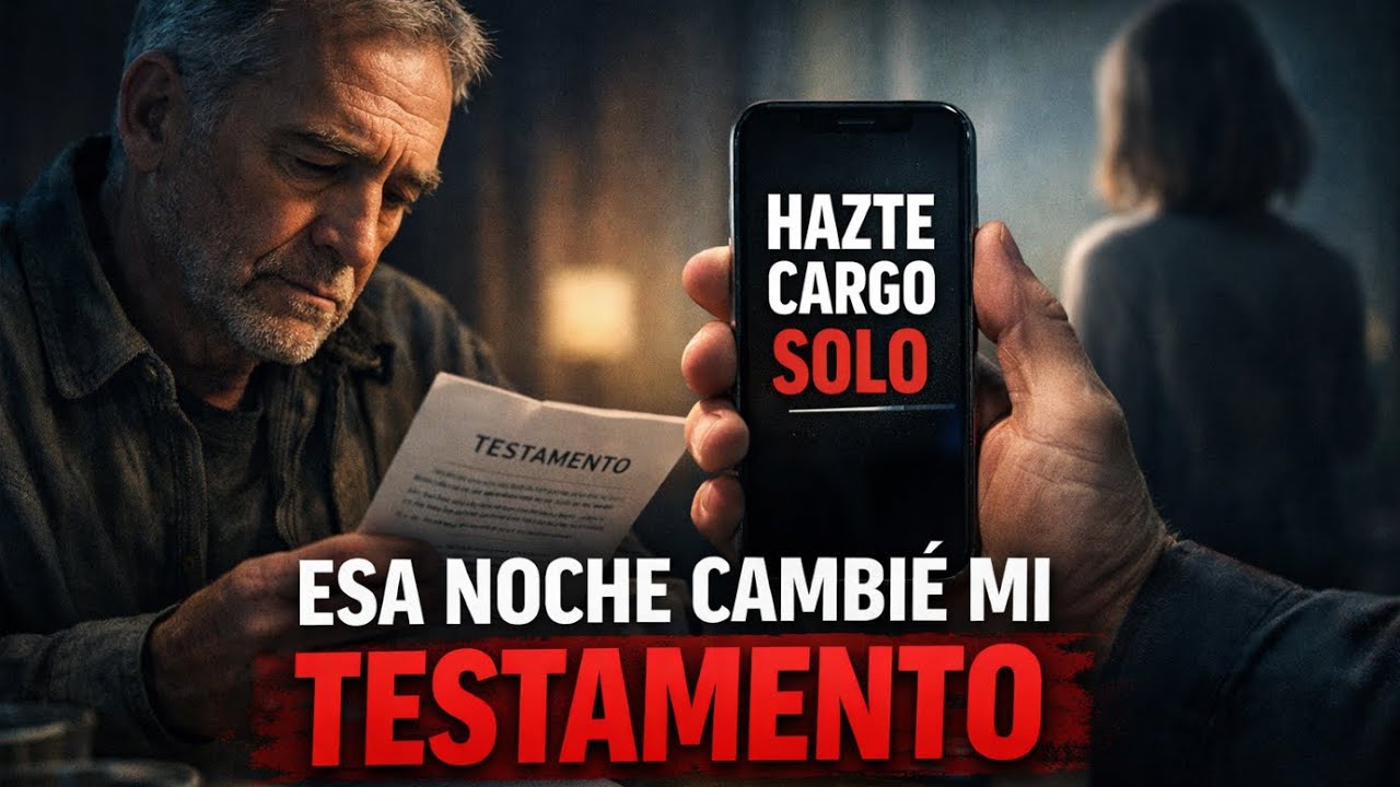 MI HIJA ME DICE: ‘HAZTE CARGO SOLO’… ESA NOCHE CAMBIÉ MI TESTAMENTO