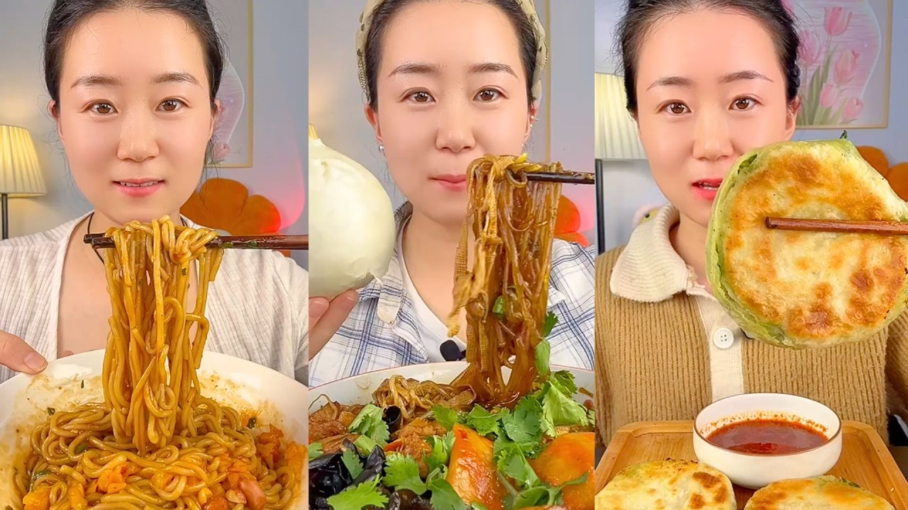 Chinese Home-Style Food Eating Show | Noodles, Buns & Daily Dishes #13