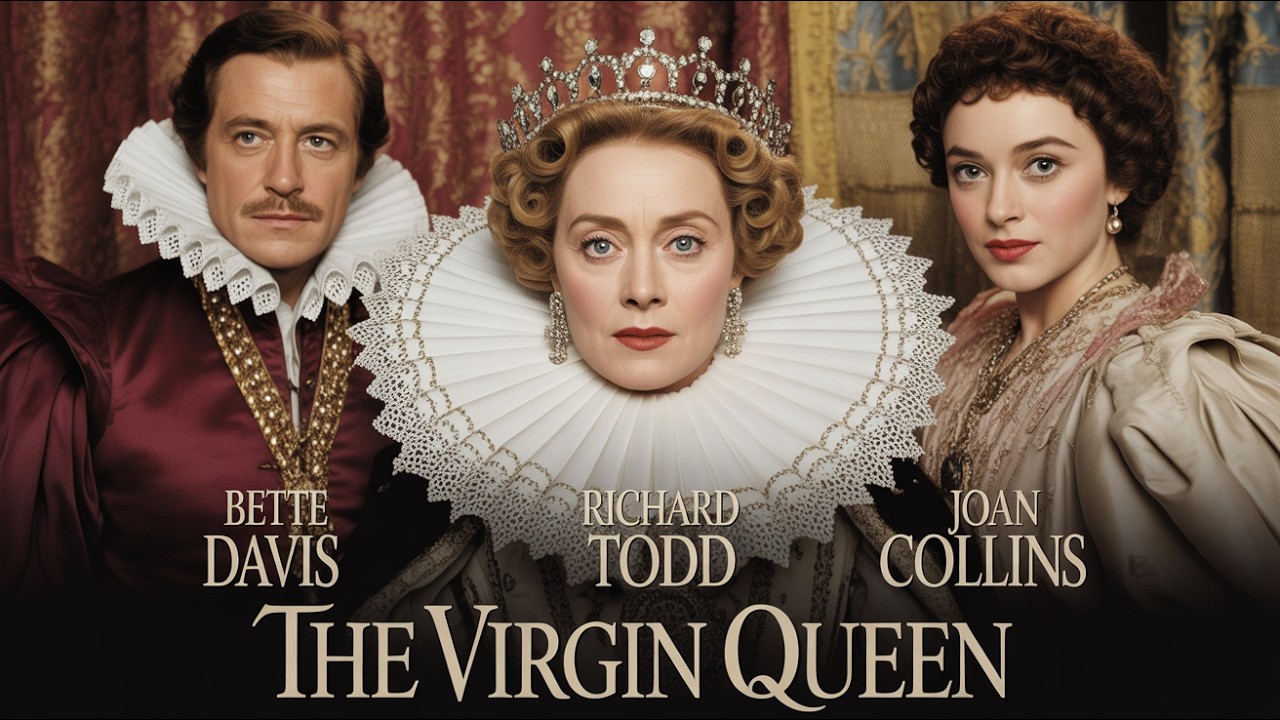 The Virgin Queen 1955 Film in English, Bette Davis, Richard Todd, Joan Collins