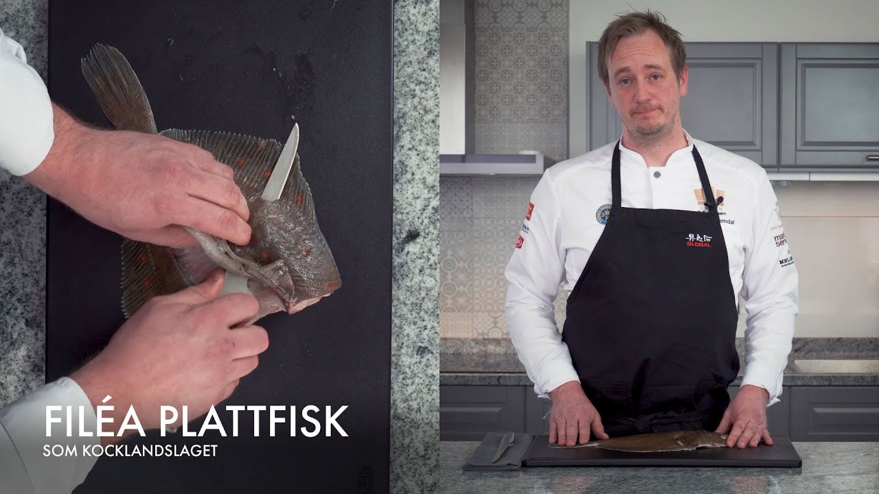 Knivskola – Filéa plattfisk som Kocklandslaget