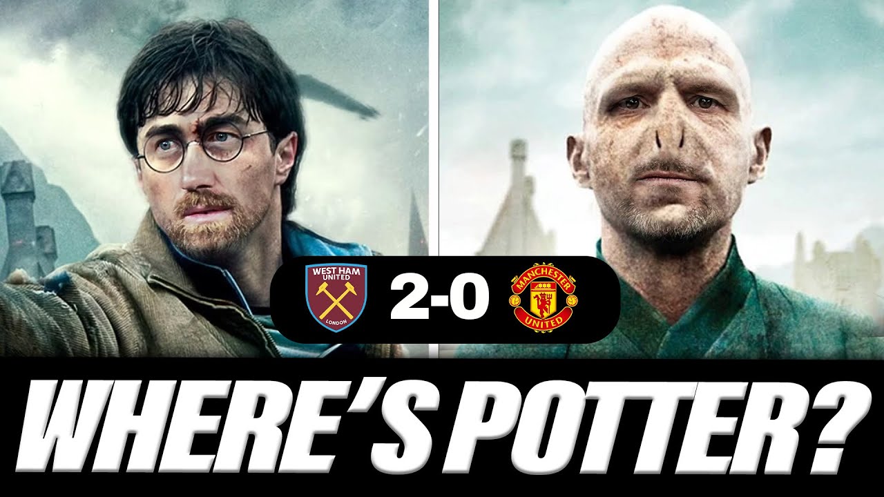 WHERE'S POTTER? GET BALDEMORT OUT NOW!!! West Ham 2-0 Manchester United MATCH REACTION