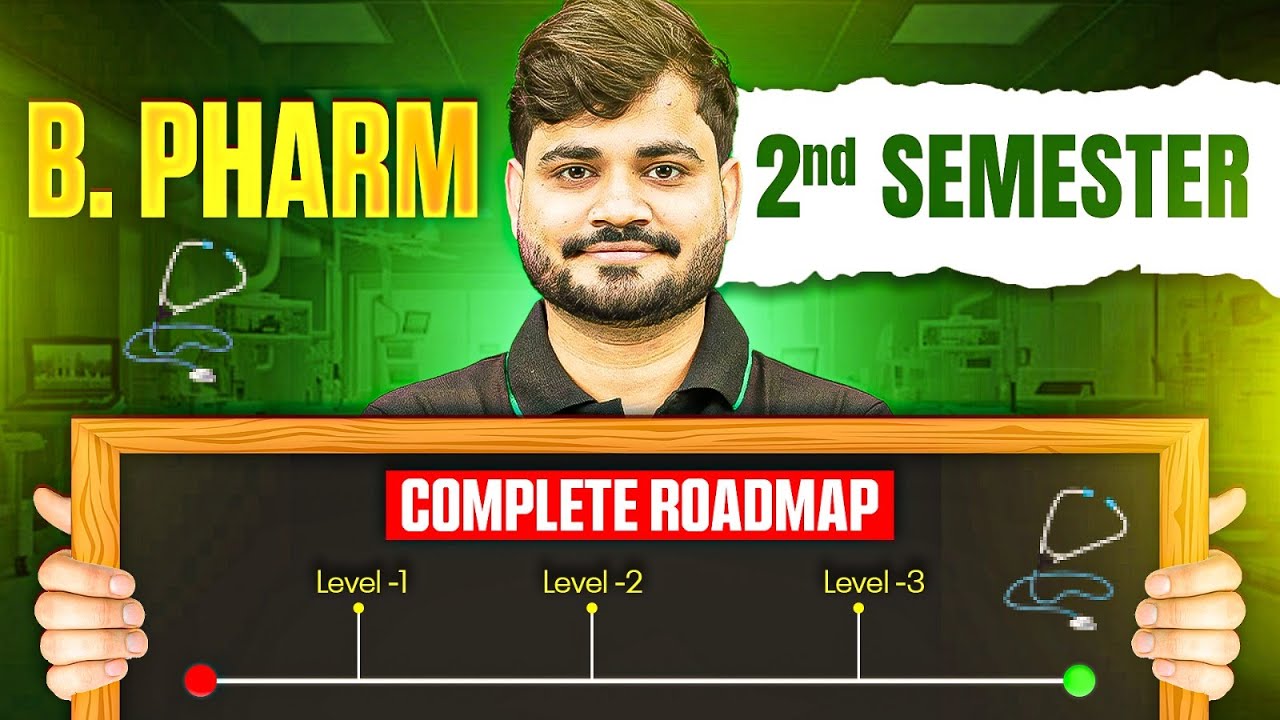 B Pharm 2nd Semester Complete Roadmap | B Pharm Smart Study Strategy 🔥