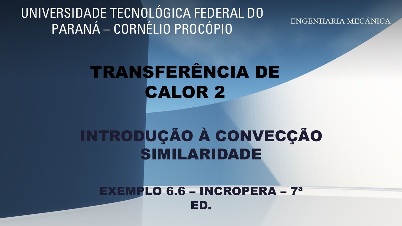 EM56G   Exemplo 6 6   Incropera   7ª Ed