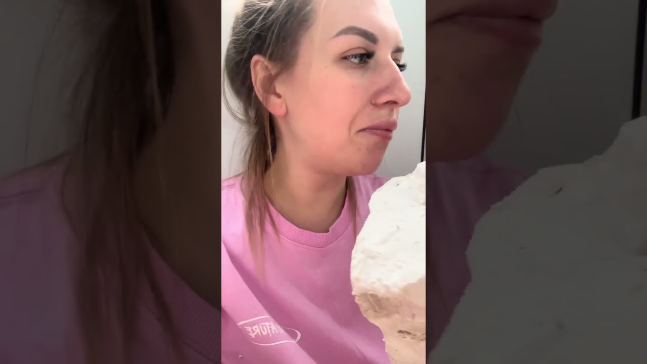 Swallow dry chalk. Asmr. Mukbang. Ем сухой мел. Глотаю 100%