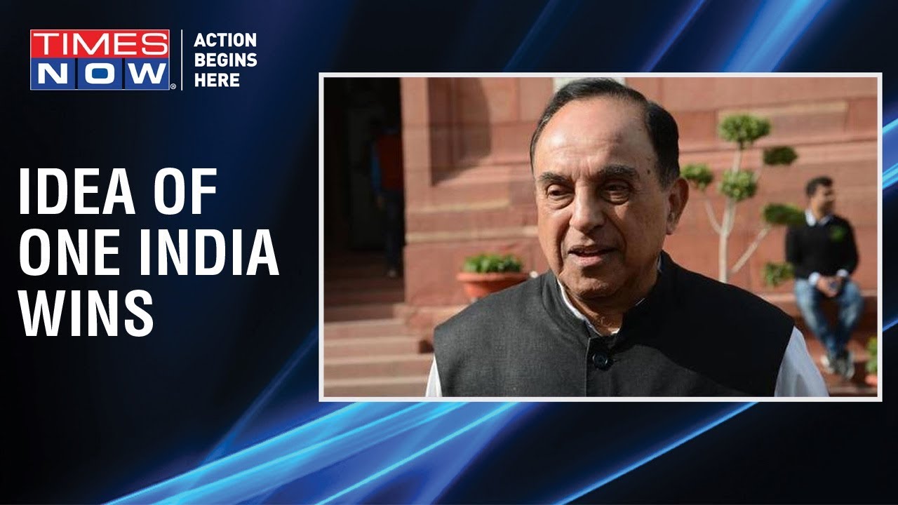BJP MP Subramanian Swamy speaks on Article 370 & 35A