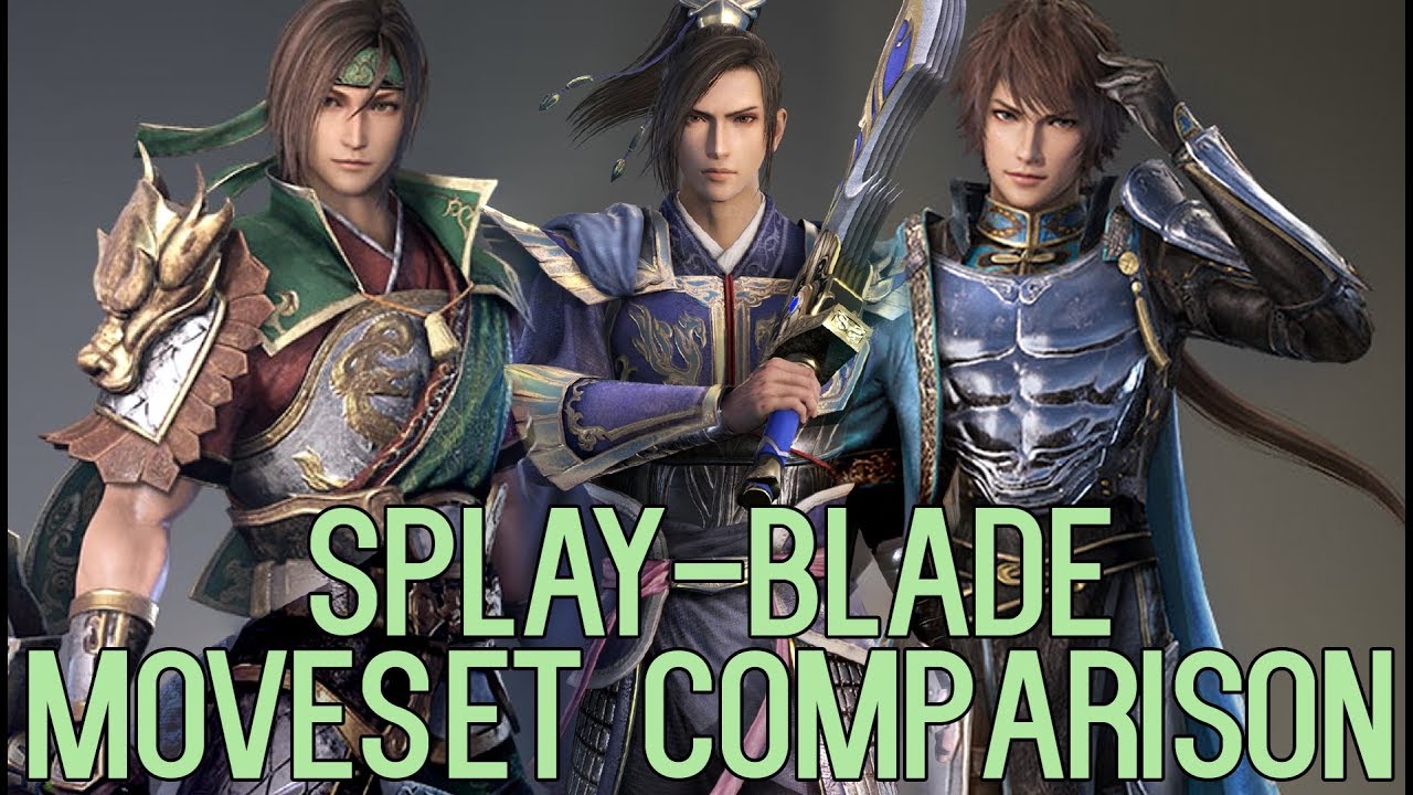 DYNASTY WARRIORS 9 Splay Blade Moveset Comparison