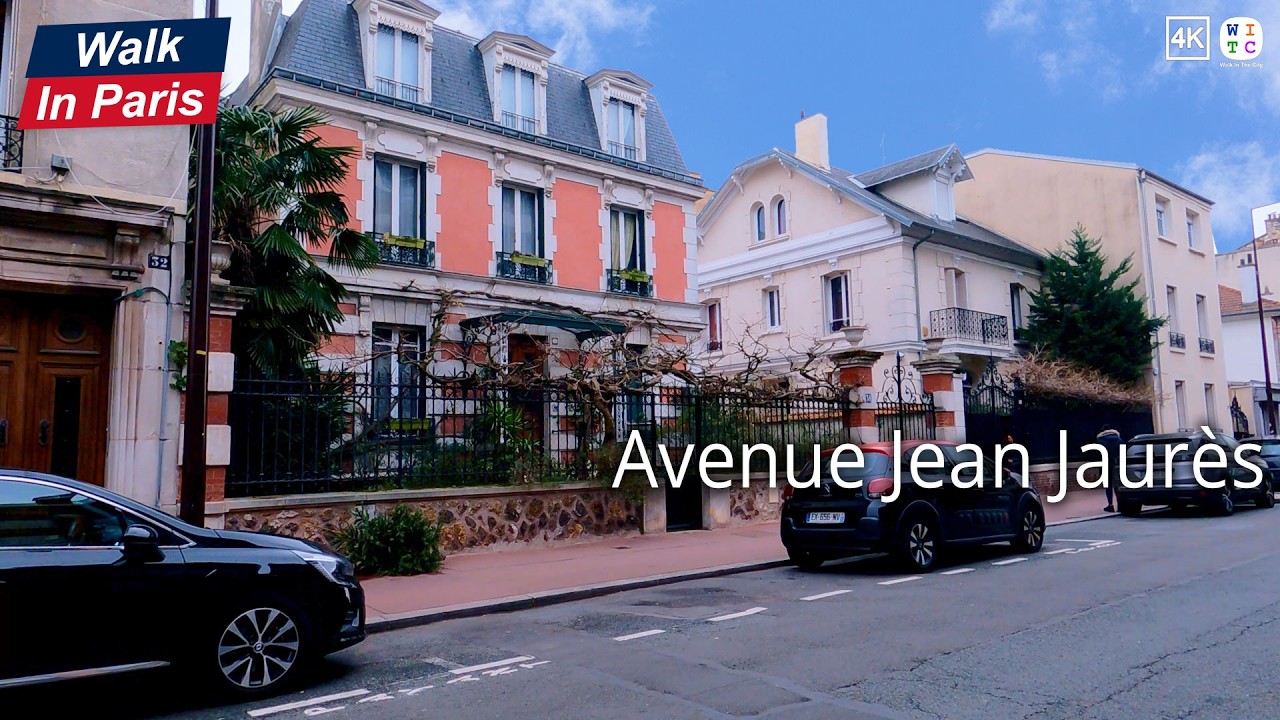Avenue Jean Jaurès (4K) | Paris Walking Tour
