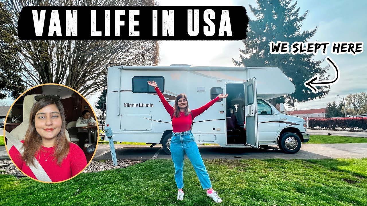 96 HOURS OF VAN LIFE IN USA (first time living in an RV)