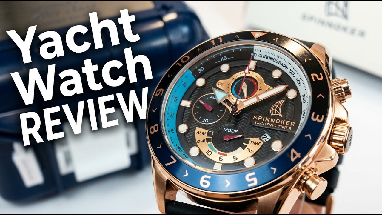 Amalfi Yacht Racer Limited Edition 49er Class Watch by Spinnaker Watches review and giveaway