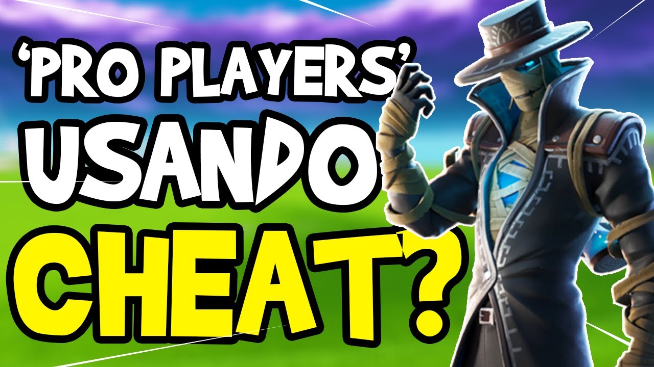 'PRO PLAYERS' SUPOSTAMENTE UTILIZANDO SMURFS E CHEATS - FORTNITE BATTLE ROYALE