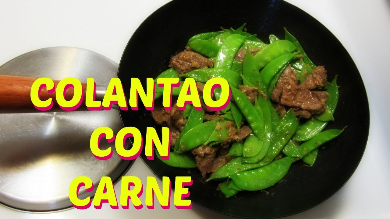 Saltado de Carne con Holantao o Colantao, arveja china I Lorentix