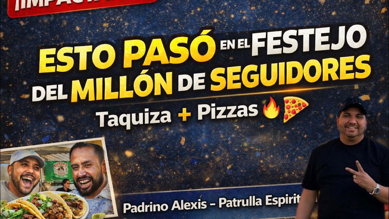 🚨EL PADRINO | ESTO PASO EN EL FESTEJO DEL MILLON DE SEGUIDORES EN FACEBOOK 😱 #patrullaespiritual