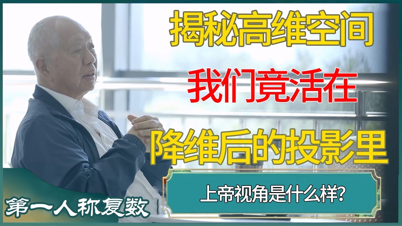 上帝视角是什么样？揭秘高维空间：我们竟活在降维后的投影里  #第一人称复数 #窦文涛 #梁文道 #马未都 #周轶君 #马家辉 #许子东 #圆桌派 #圆桌派第七季