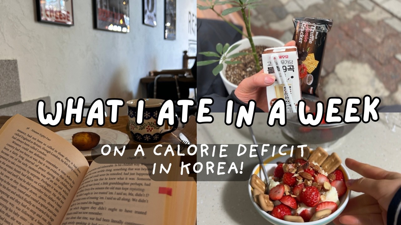 what i eat in a week (on a calorie deficit)
