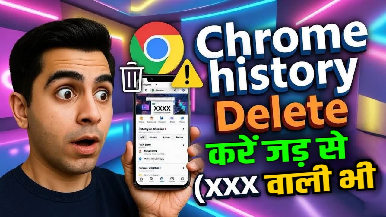 Chrome History Kaise Delete Kare Mobile Se | Google Chrome History Delete Kaise Kare