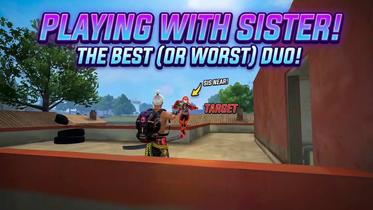 Playing Free Fire Clash Squad with my sister! 🎮🔥