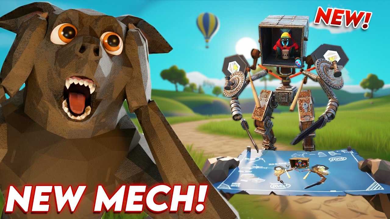 I Built The CRAZIEST MECH in Animal Company (Animal Company VR)