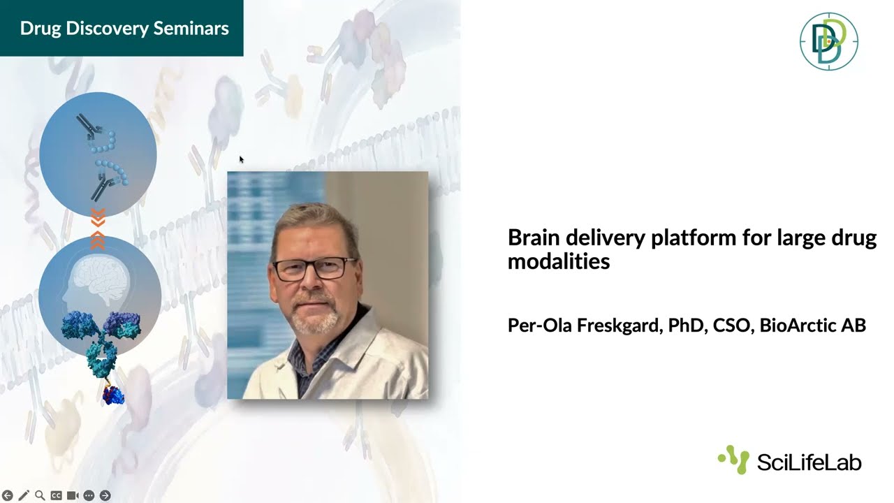 Brain delivery platform for large drug modalities &ndash; Per-Ola Freskg&aring;rd | PULSE Challenge seminar
