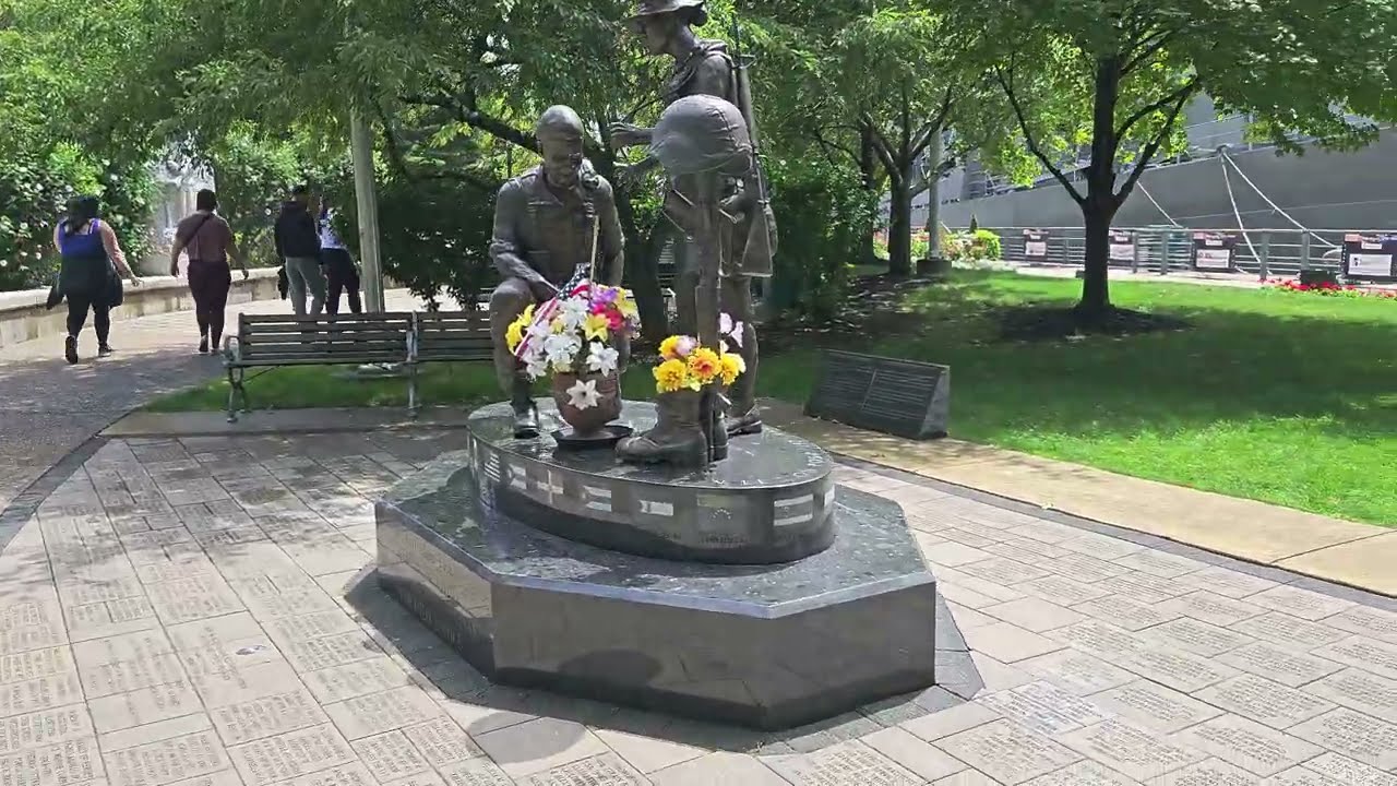 Walk Around CanalSide and the Buffalo Naval Park - Buffalo, NY