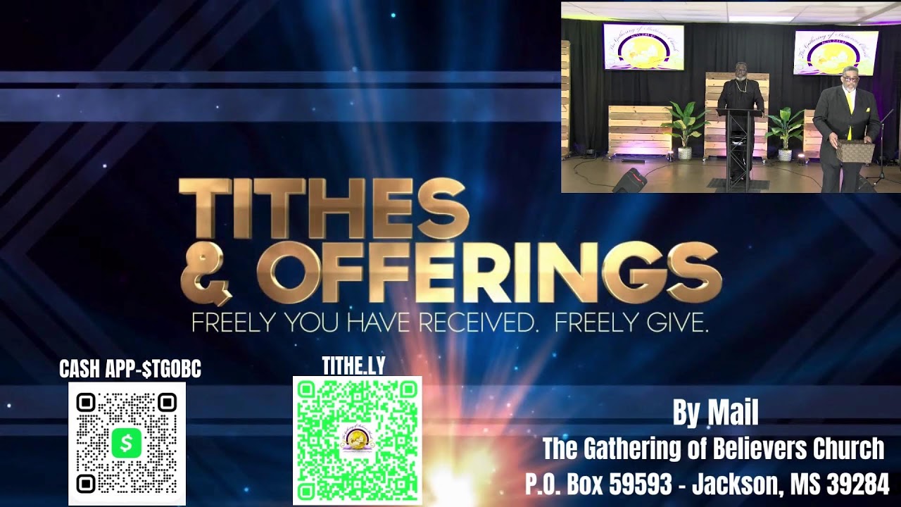 THE GATHERING OF BELIEVERS CHURCH - SUNDAY, JANUARY 4,  2026
