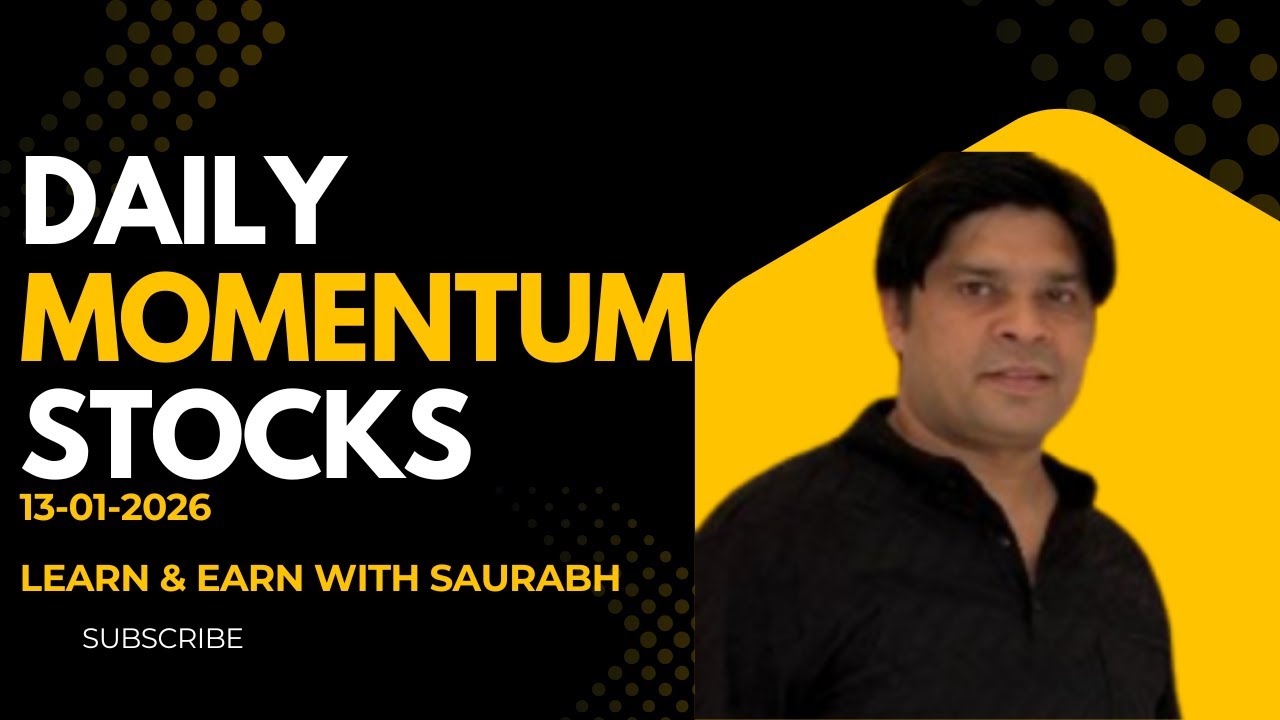 Daily Momentum Stock 13-01-2026 / Intraday/swing/position/Invest/Breakout/Support/Resistant/Trade